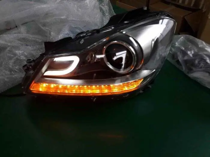 Автомобильная ксеноновая фара Teambill для mercedes w204 класса C C180 с HID-лампой на 2011- 2014
