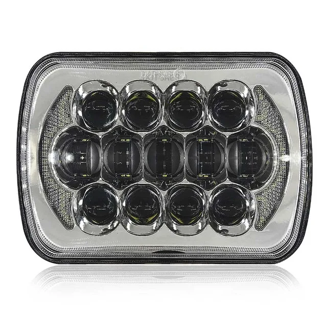 Высокая quity DC 9 В ~ 16 5x7 led cree квадратный фара для jeep фара