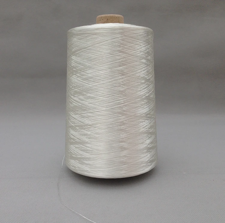 China Factory Supply Twisted Fiberglass 100% spun polyester yarn manufacturer in china