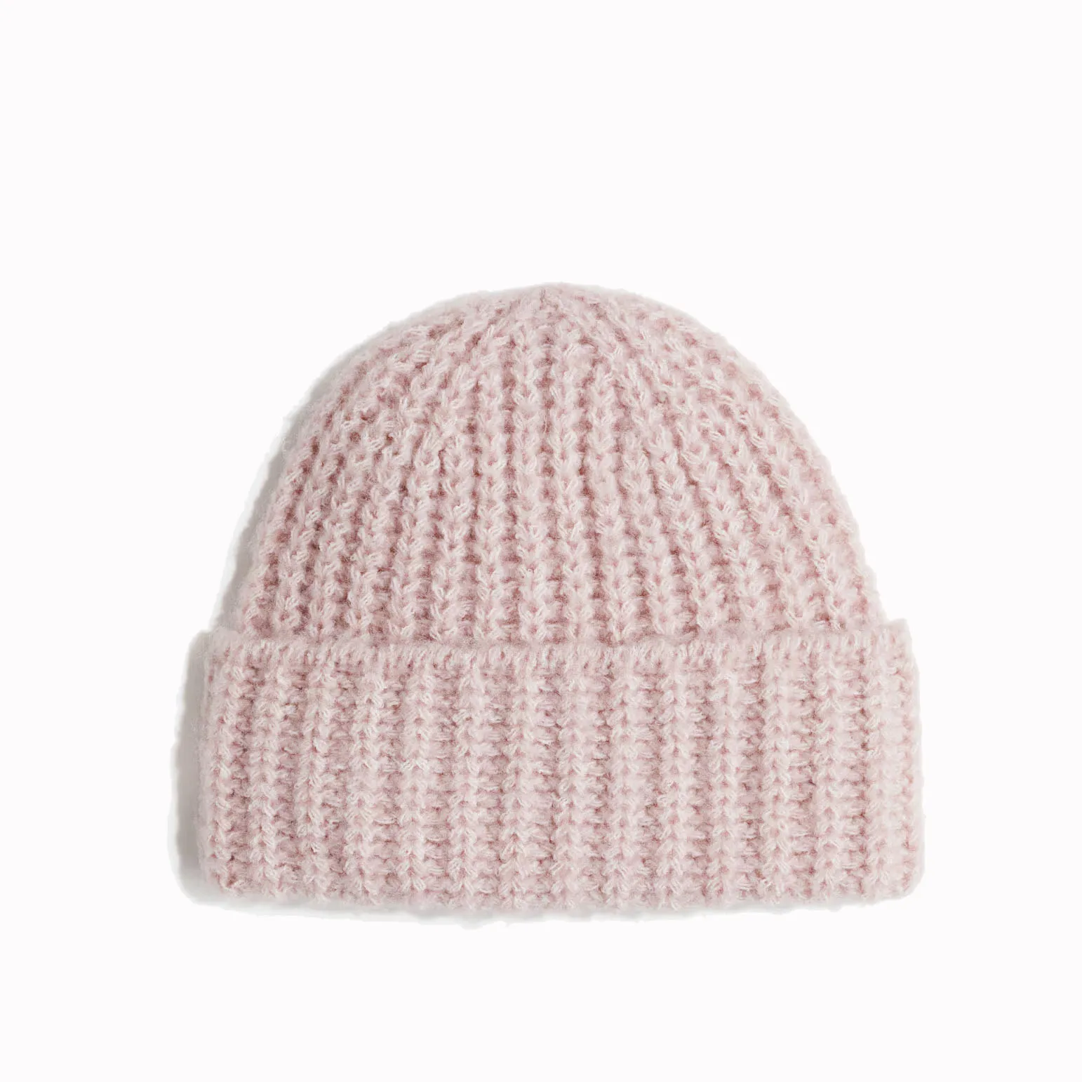 New Custom Acrylic Cuff Beanie High Quality Ribbed Knit Beanies Unisex Blank Custom Beanie