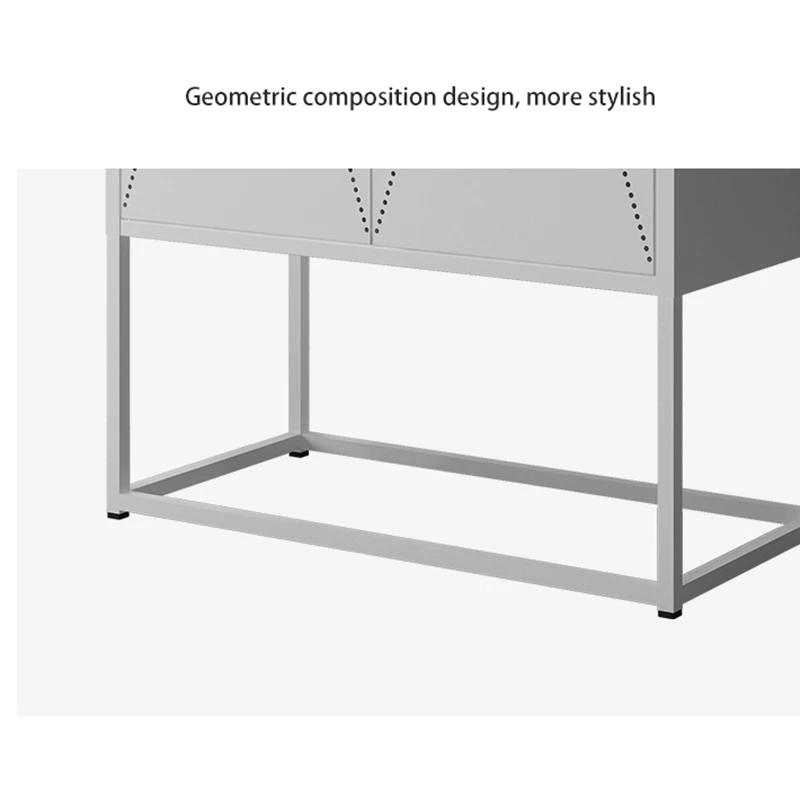 MODERN DESIGN WHITE COLOR DOUBLE DOOR HIGH FOOT CABINET LIVING ROOM FURNITURE FACTORY PRICE CHEAP CABINET