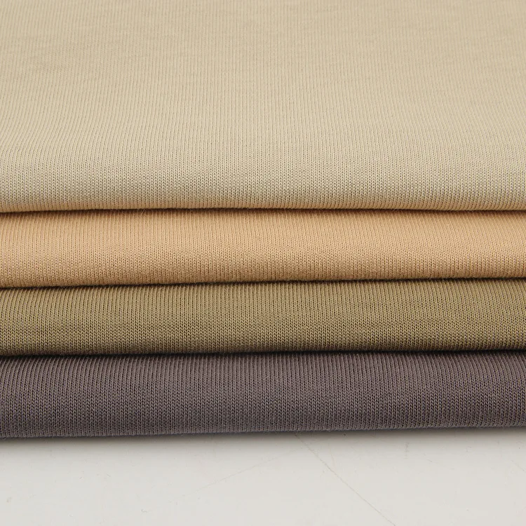 Wholesale Custom 100% Pure Cotton Fabric  For ClothingSingle Jersey Fabric Cotton