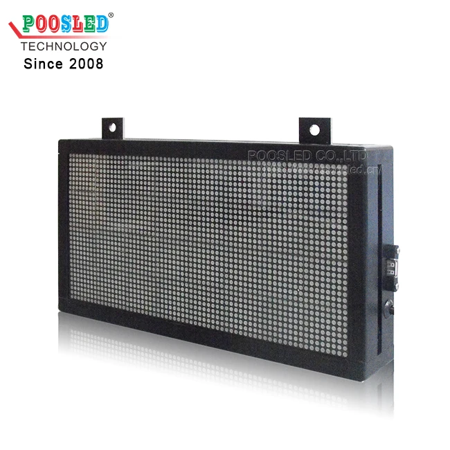 Заводская цена светодиодный прокручивающийся текст светодиодные движущиеся знаки одноцветный движущийся дисплей рекламный