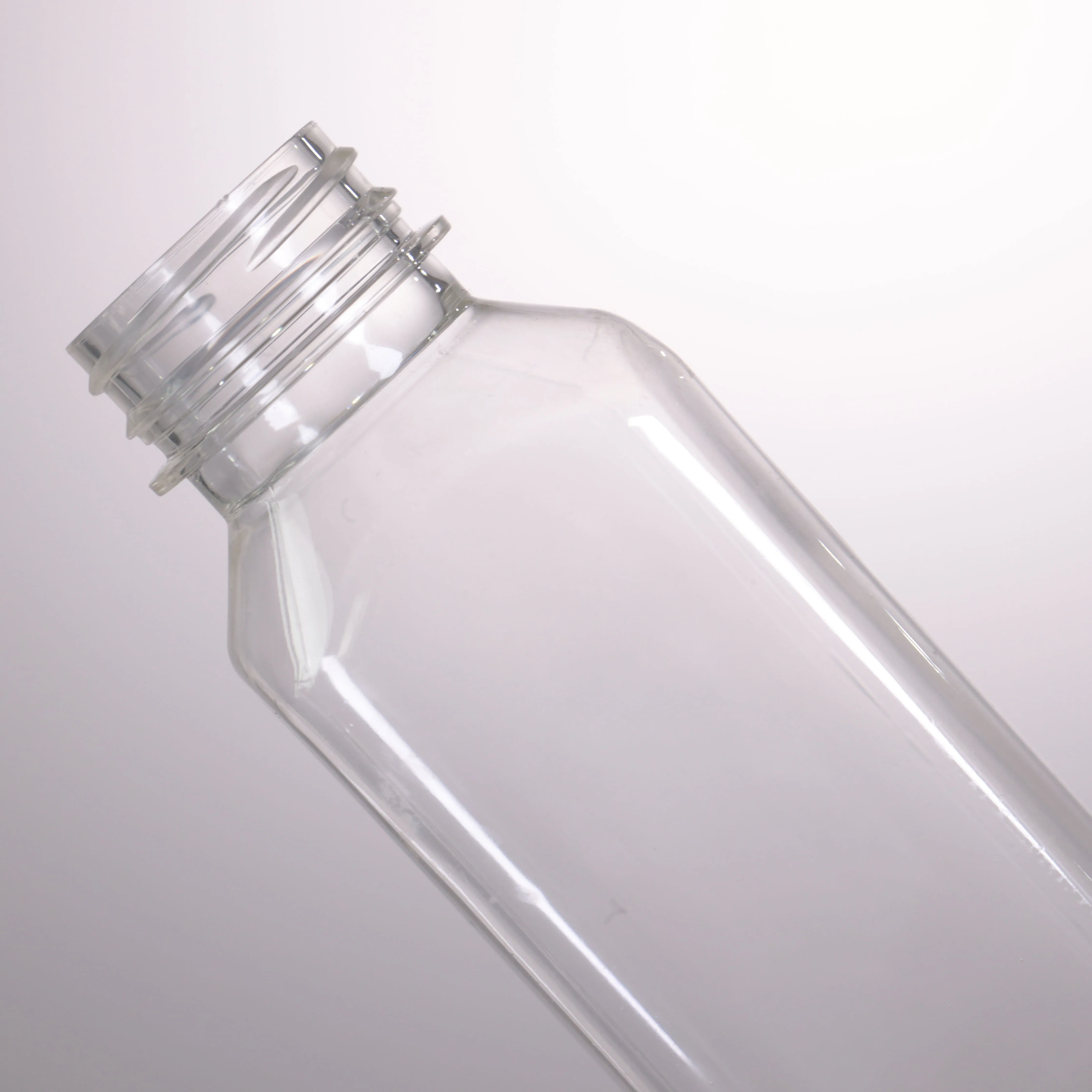 250ml Food Grade Transparent PET Bottle with Tape Cover Beverage Packaging Juice Wine Milk Tea Mineral Water Empty Tea Bottles