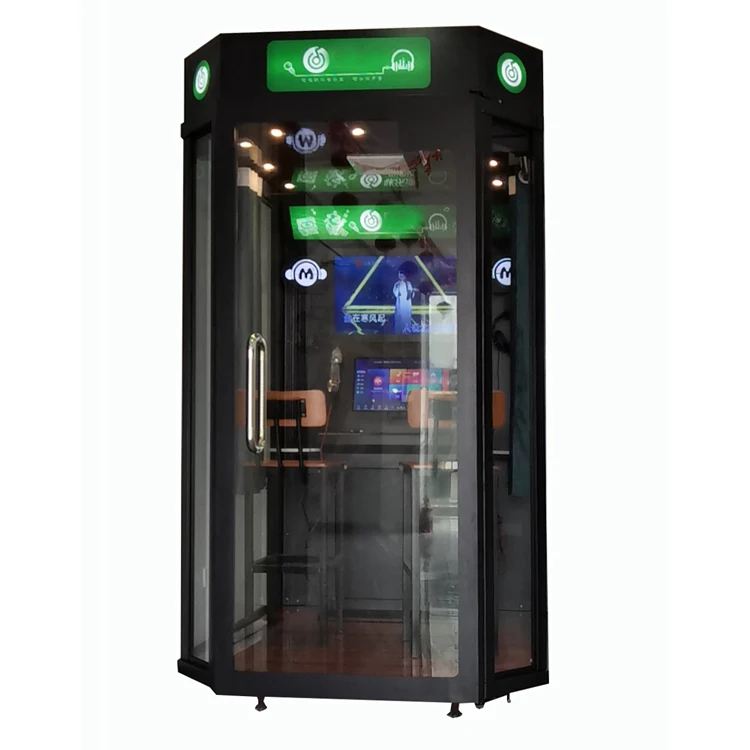 Amusement karaoke machine system 2 players karaoke vending machine