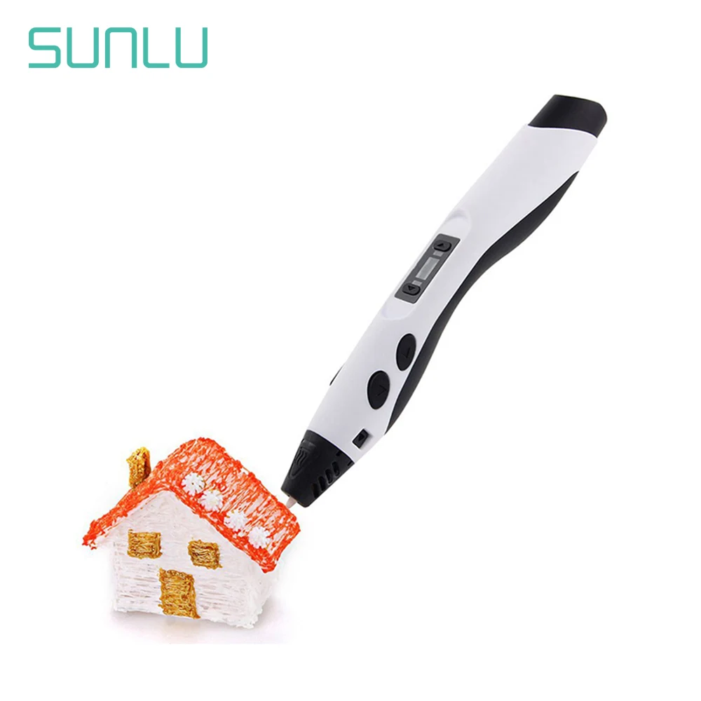 Educational toys 3d digital pen 3 d printing pen drawing printing with lcd screen