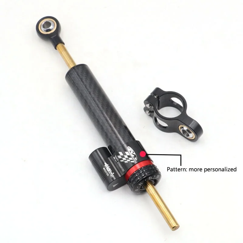 Sanhang Motorcycle Parts Universal CNC Aluminum carbon Steering Stabilizer Damper