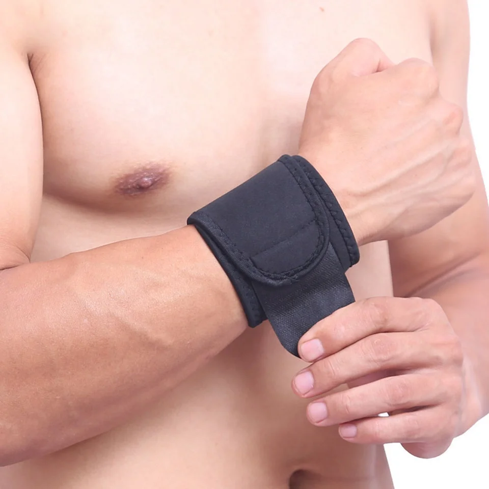 
Wholesale Breathable Elastic Wrist Brace Wraps For Squatting 