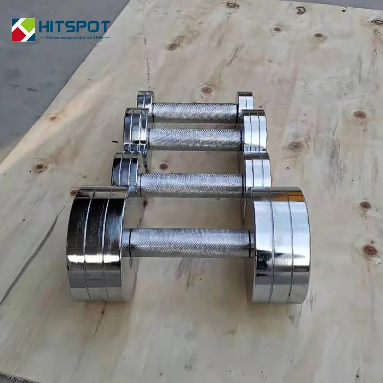 Commercial steel dumbbell weight set lbs bodybuilding gym fitness accessories free weights gym weights dumbbell set