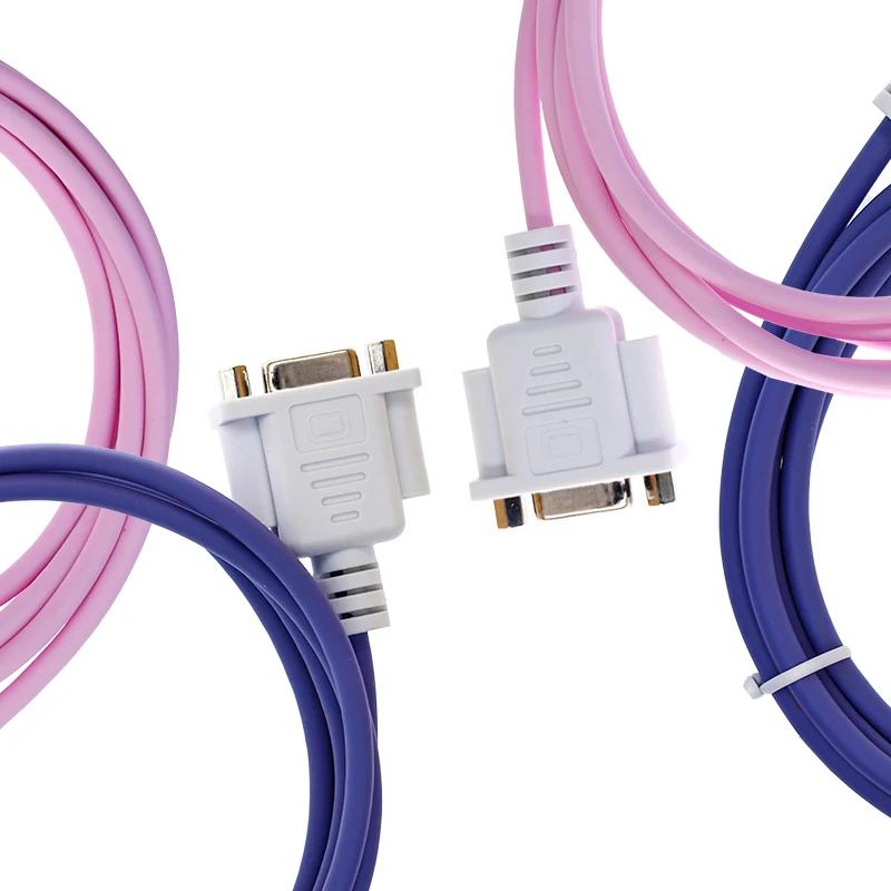 Factory Custom RS232 Db25 Db15 Db9 HDb37 male to female  Extension Serial  convert cable