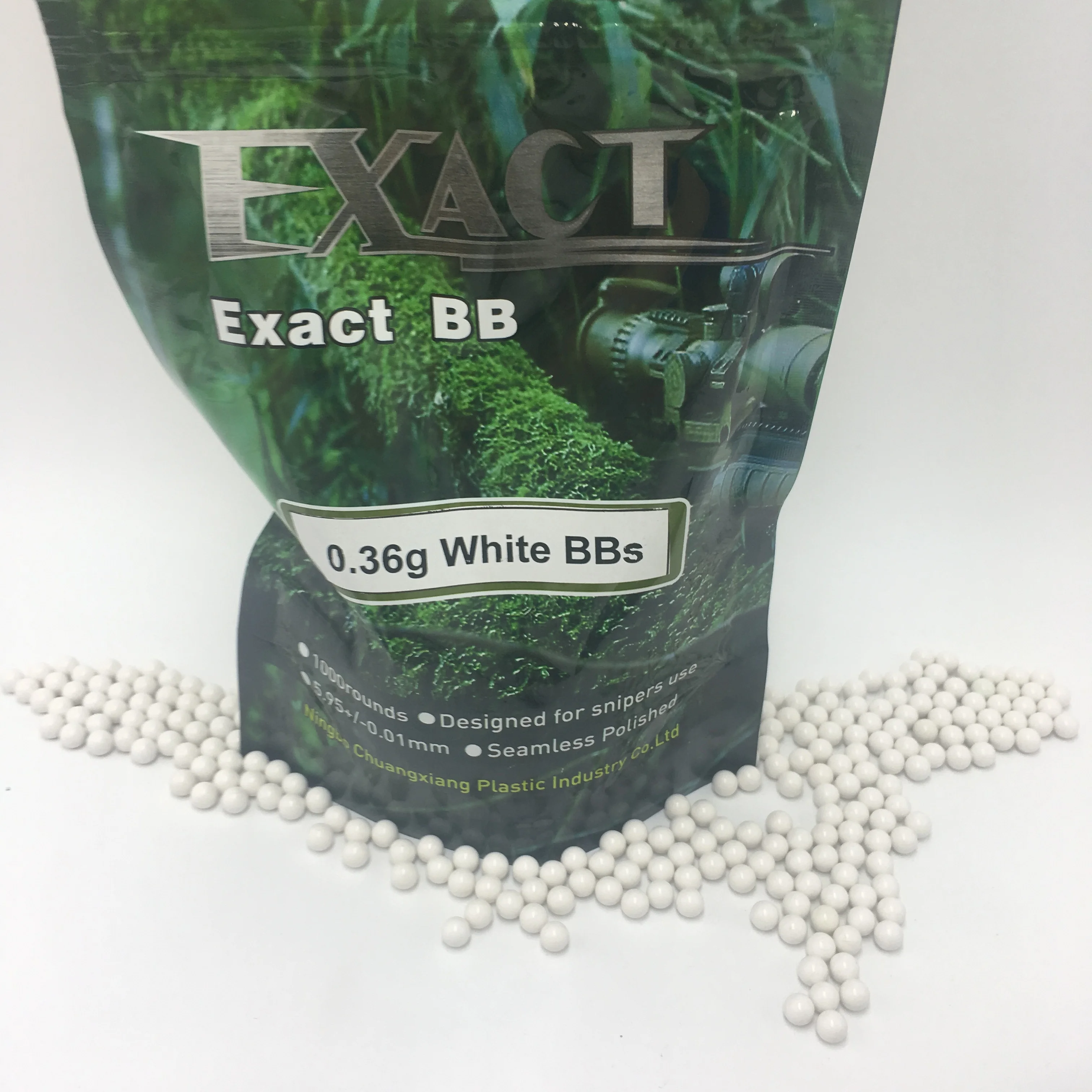 White Normal 0.36g bb ammo pellet 6mm