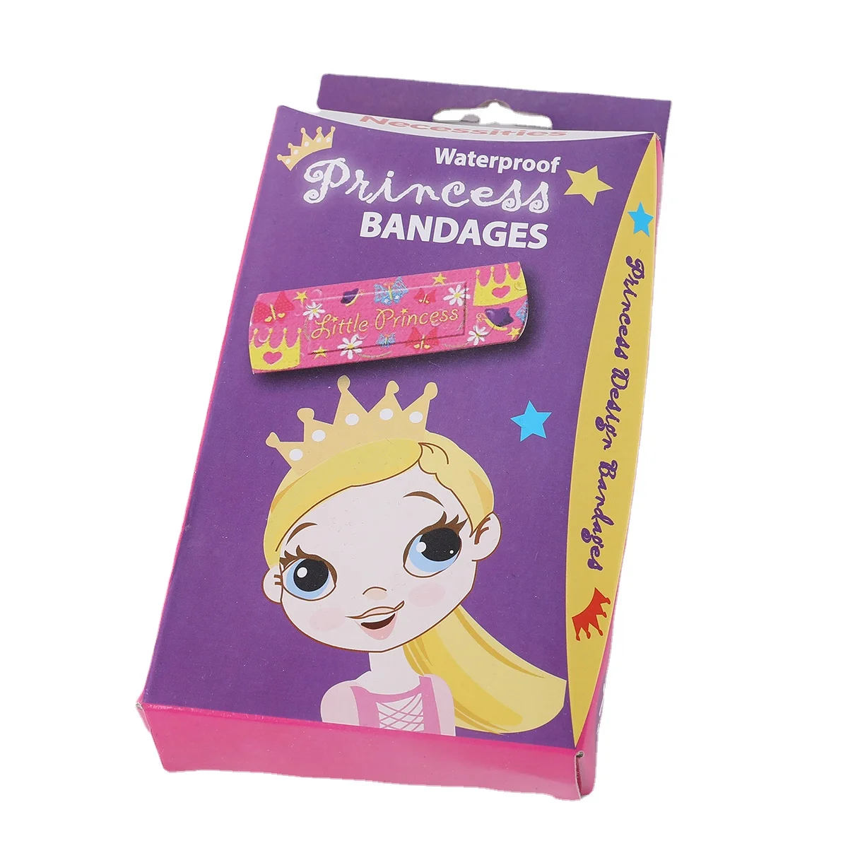 CE Manufacture cartoon pink waterproof cartoon bandaid wound adhesive plaster