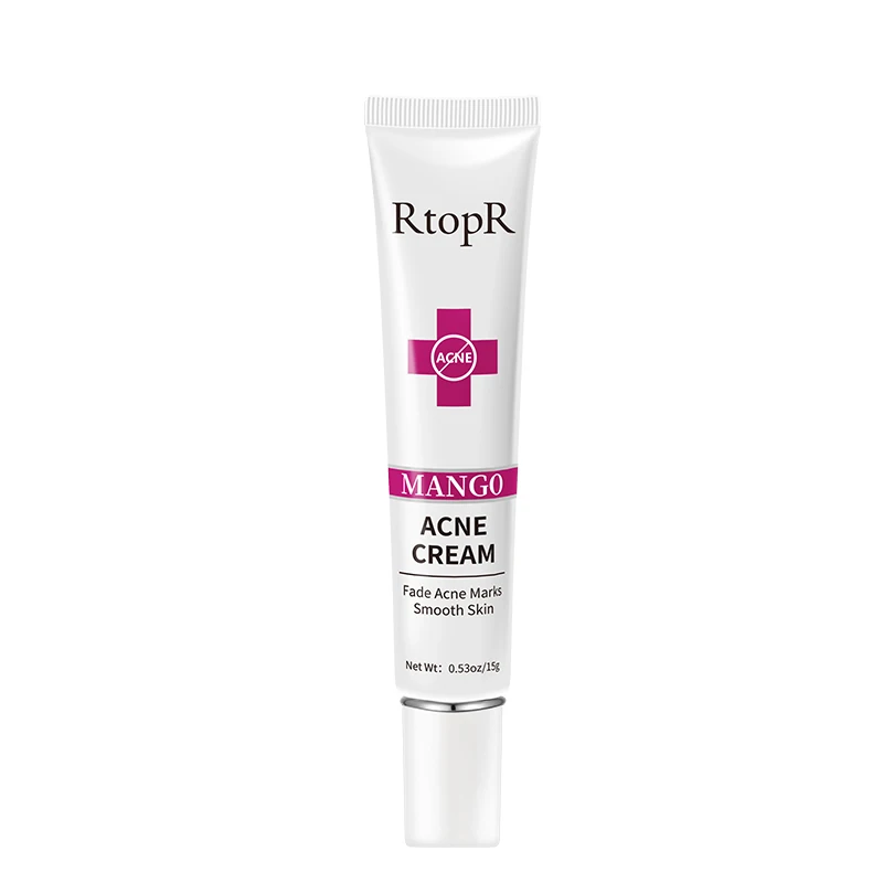 OEM RtopR Acne Treatment Face Cream Acne Remover Creams Gel Oil Control Shrink Pores Scar Removal Anti Acne Cream Skin Care