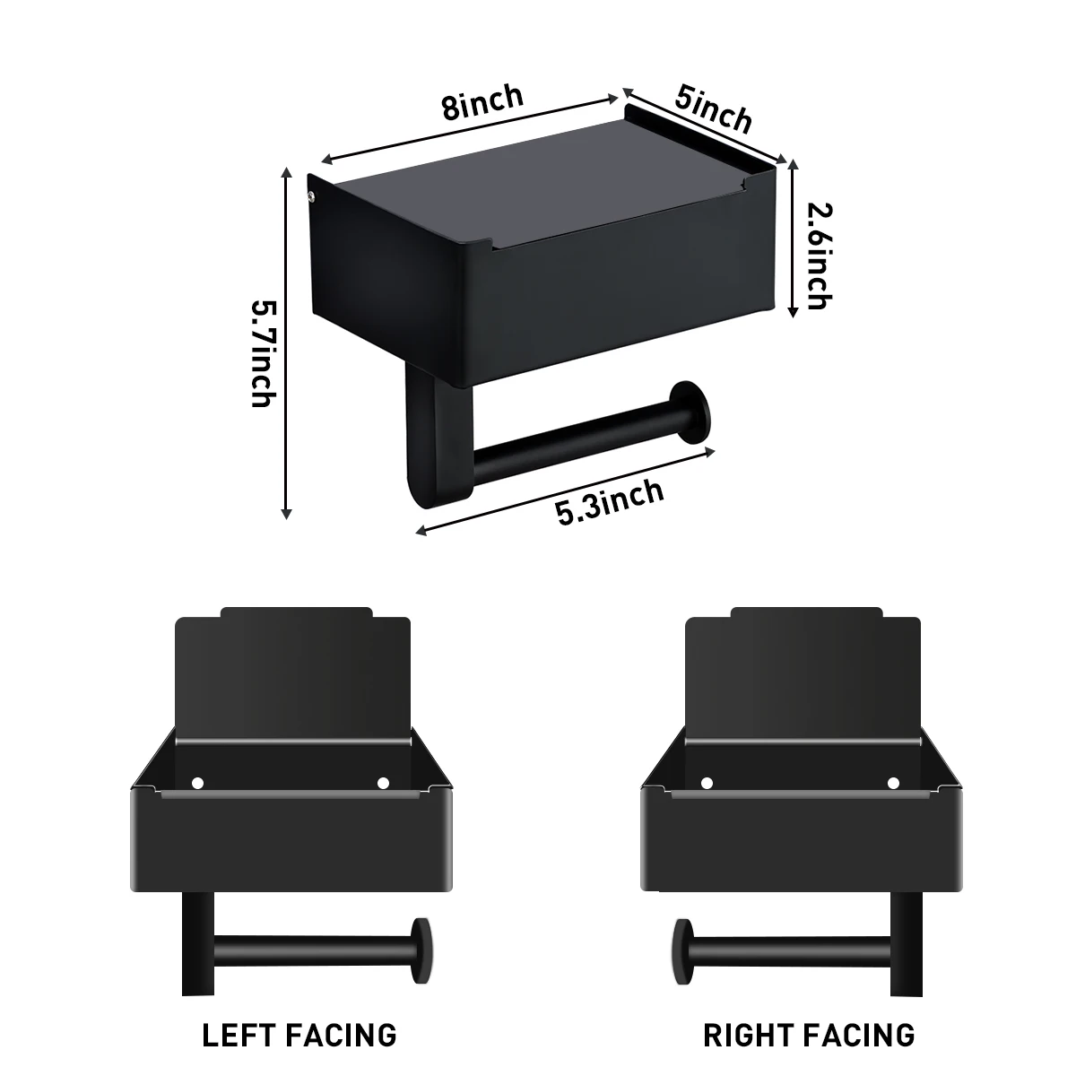 Factory Wholesale Wall Mounting Storage Bathroom Wet Tissue Box Toilet Wet Box Stainless Steel Toilet Paper Holder