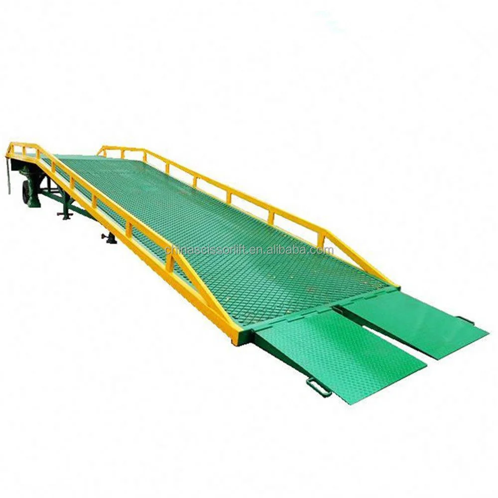 Customized Heavy Port Logistics Container Transporting Loading And Unloading Bridge Mobile Hydraulic Dock Ramp