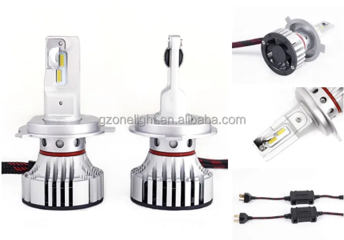 Hot selling F2 Led Headlights bulb White High/low Beam 12V 36W 6000LM Headlamp H4 H13 5202 9012 for Universal Cars