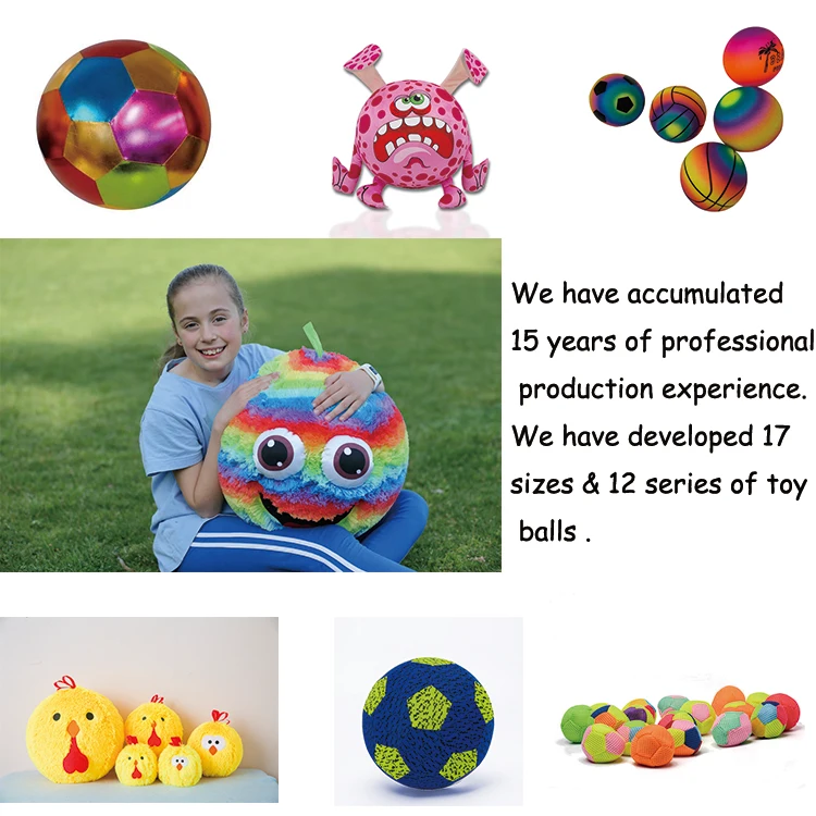 
factory price top quality customized pvc rainbow playground ball 