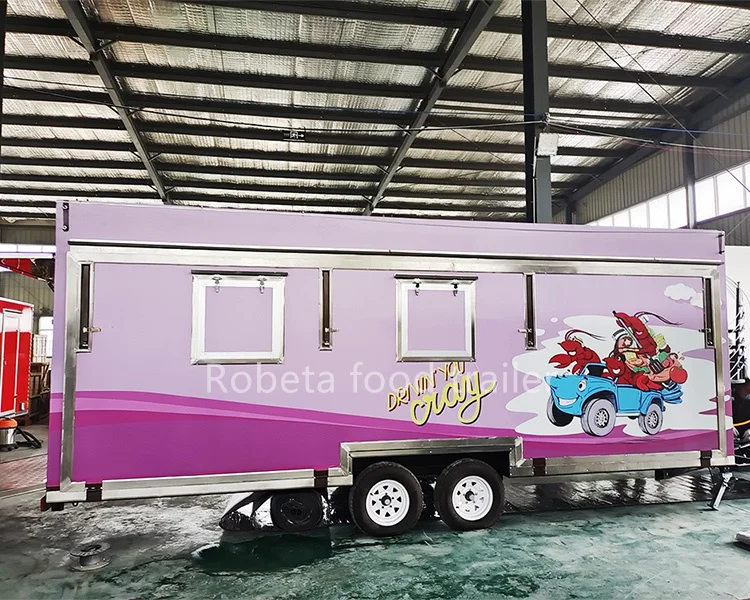 Robeta Better Design Food Trailer Vwe Us Approved Food Truck Hot Dog