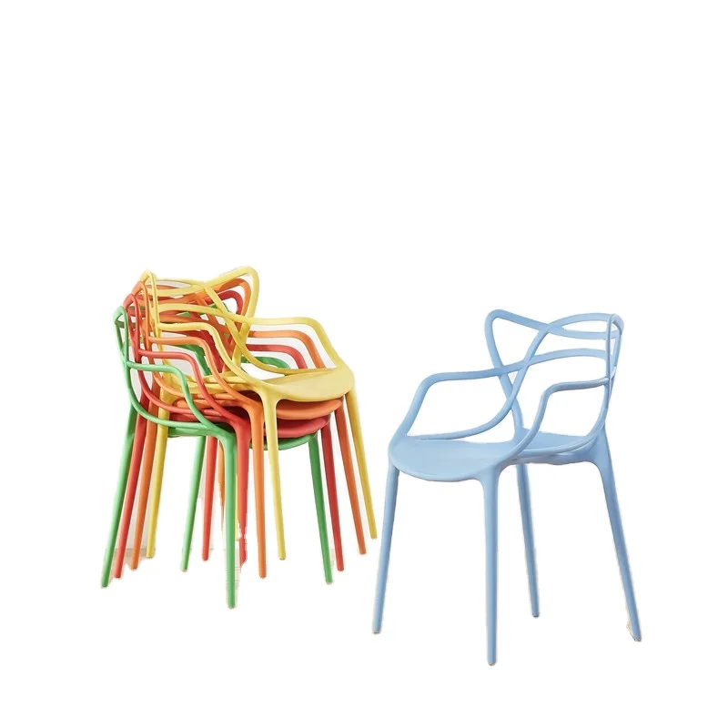 
Nordic Furniture Design Cafe Stackable Chair Colorful Plastic Chairs With Tree Back  (62580999106)