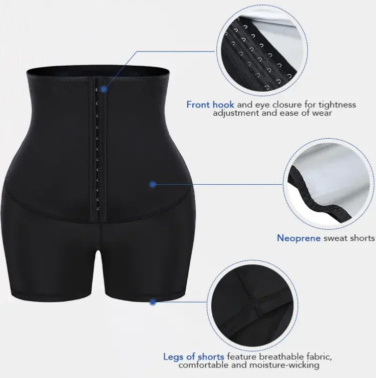 New design High Waist  Workout Body Shaper Suits Sauna Pants Women Sweat  Leggings