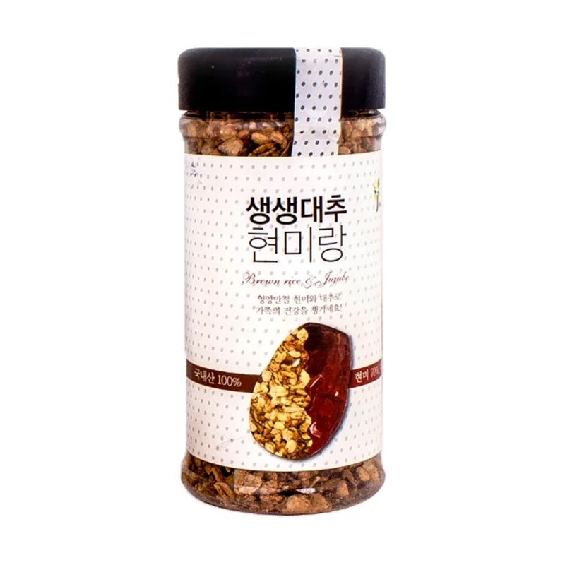 Wholesale High Quality Best Selling Selected Zero Additives Crispy Breakfast Meal Replacement Jujube Red Date Brown Rice Flake