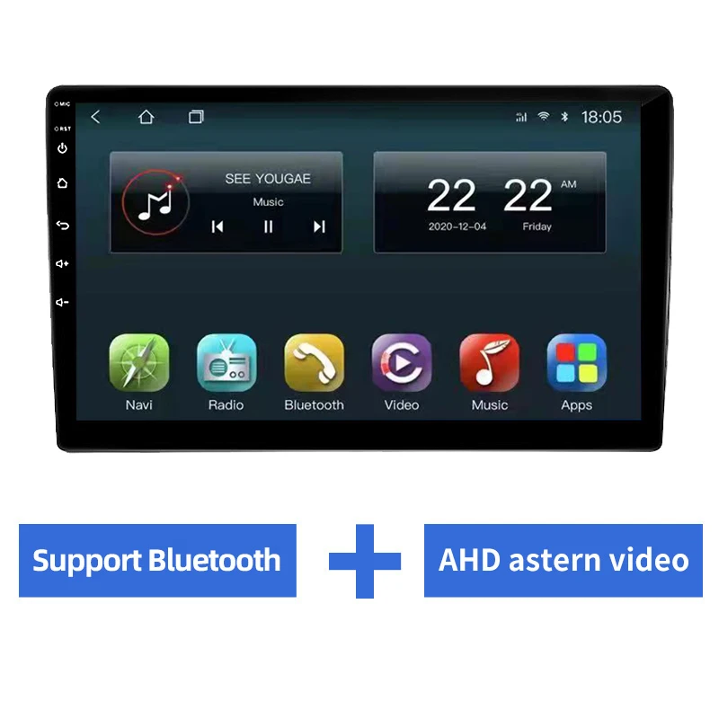 DW 8035 Universal AHD 10 Inch Double Din Car Stereo Wifi Carplay Car Dvd Player Gps Navigation Screen Android 11 Car Monitor