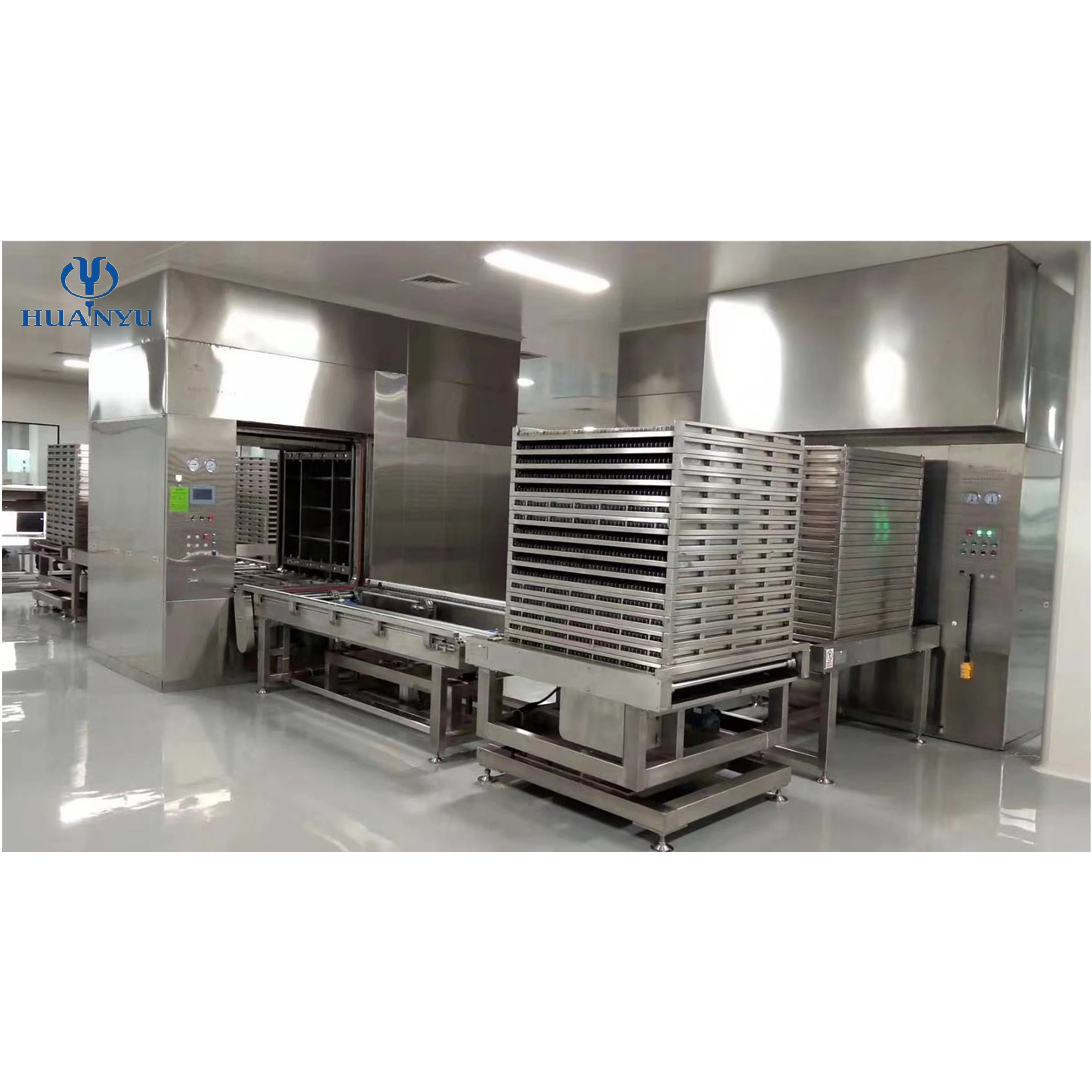 Pharmaceutical super water shower glass bottle IV infusion bag autoclave sterilizer