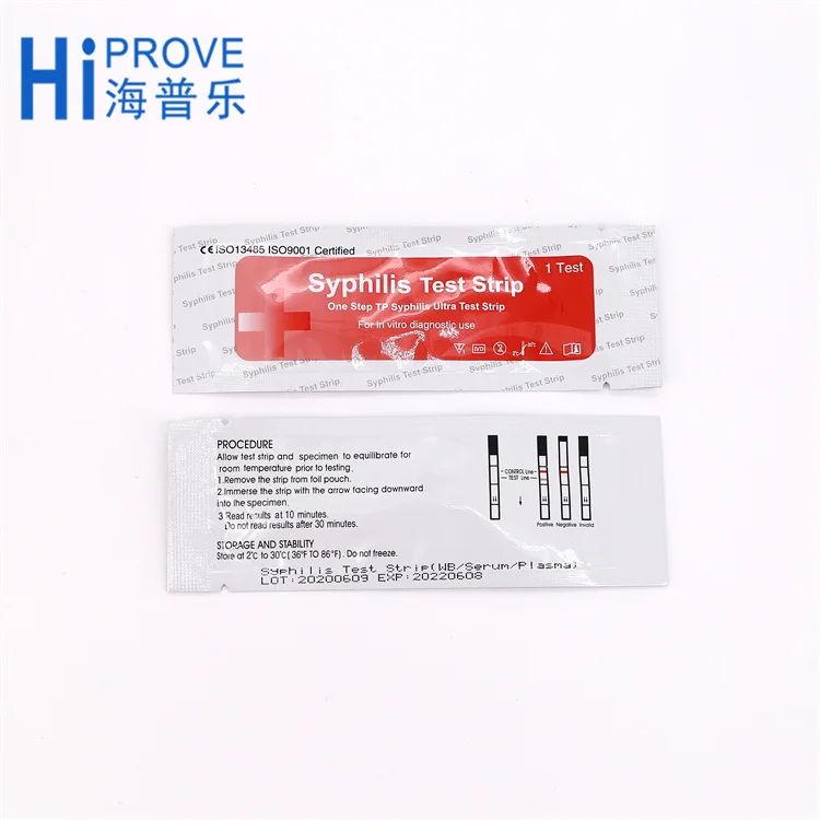 Medical Diagnostic rapid syphilis TP rapid test kit in cassette or strip