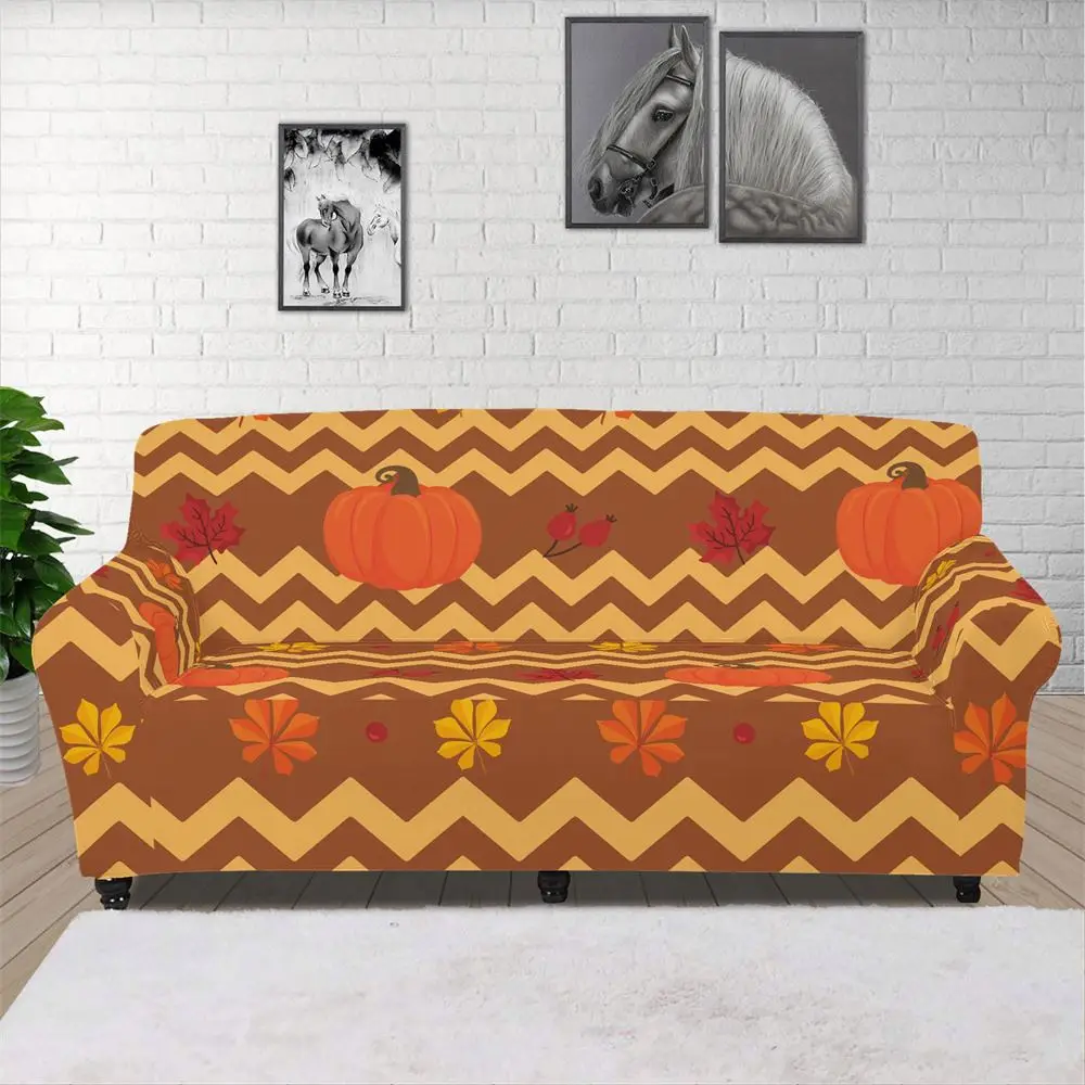 Slipcover Living Room Sofa Cover Thanks Giving Day Home Interior Deco Universal Stretch Sofa Cover Polyester Sofa Cover Home