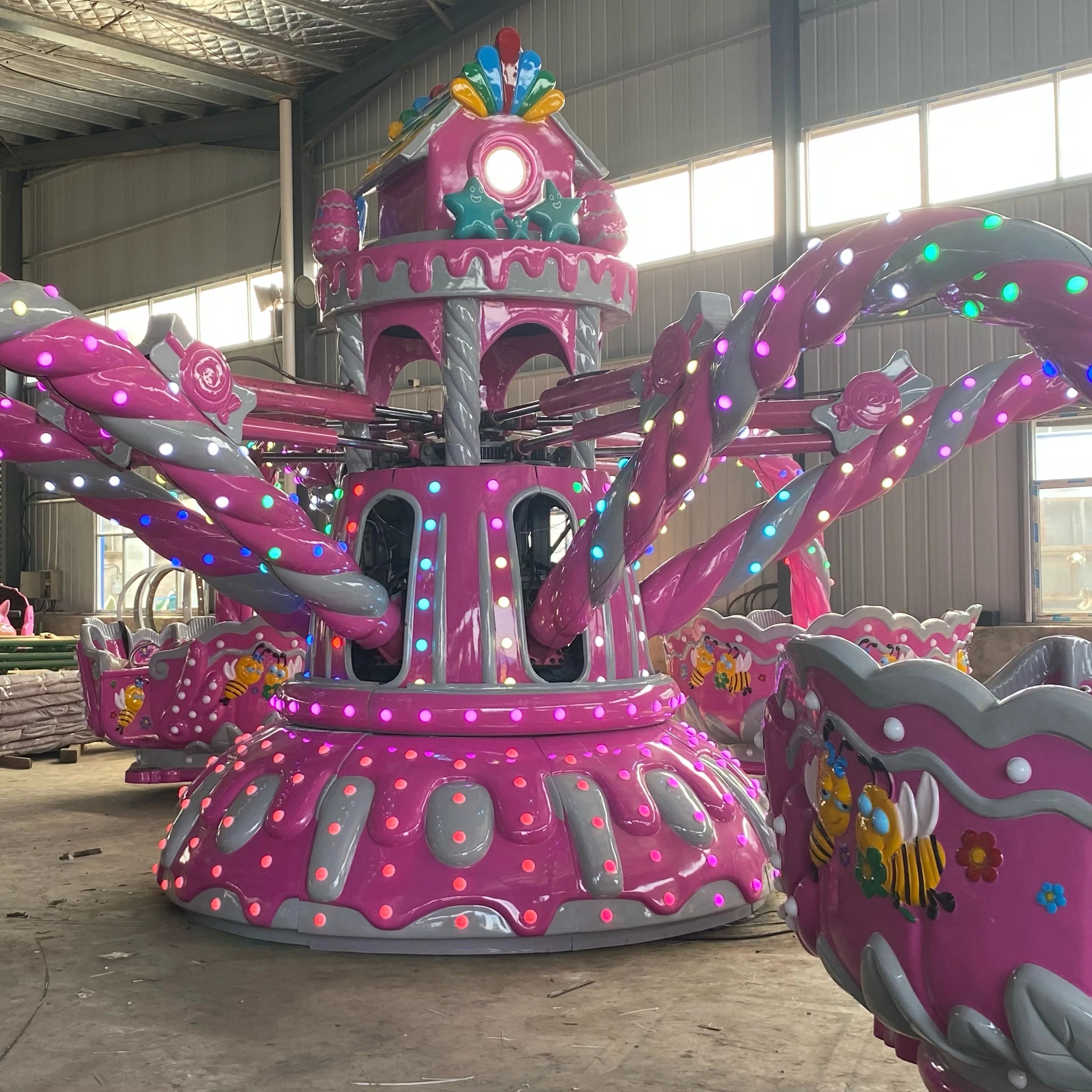 thrill new fairground ride candy paradise attractions carnival equipment manufacturer