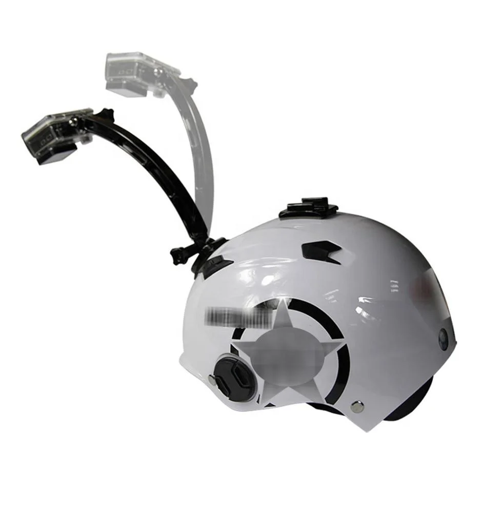 Helmet Extension Arm Kit Self Photo Mount Motor Pole Selfie Front Face for GoPro Hero 7 6 5 4 3+ For Xiaomi Yi SJCAM SJ4000