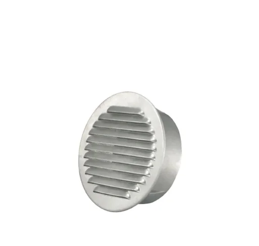 Circular Aluminium Air Vent Grille External Round Louvre