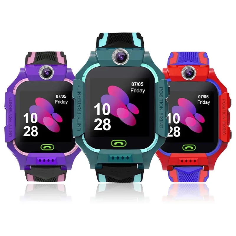 waterproof 2G kids smart phone watch Real time positioning 3D map smartwatches with hd Camera