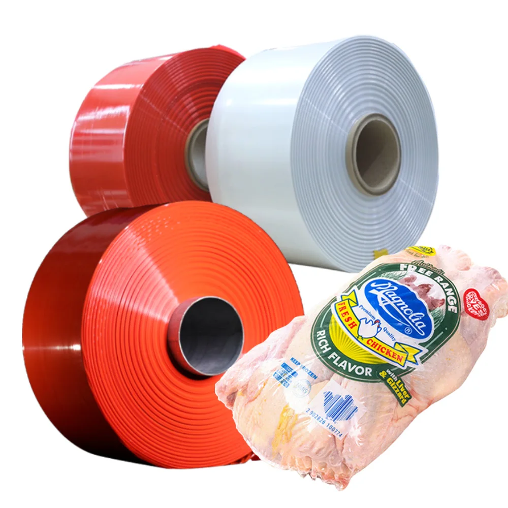 Wholesale custom shrink packing wrap hot heating shrink roll film for meat