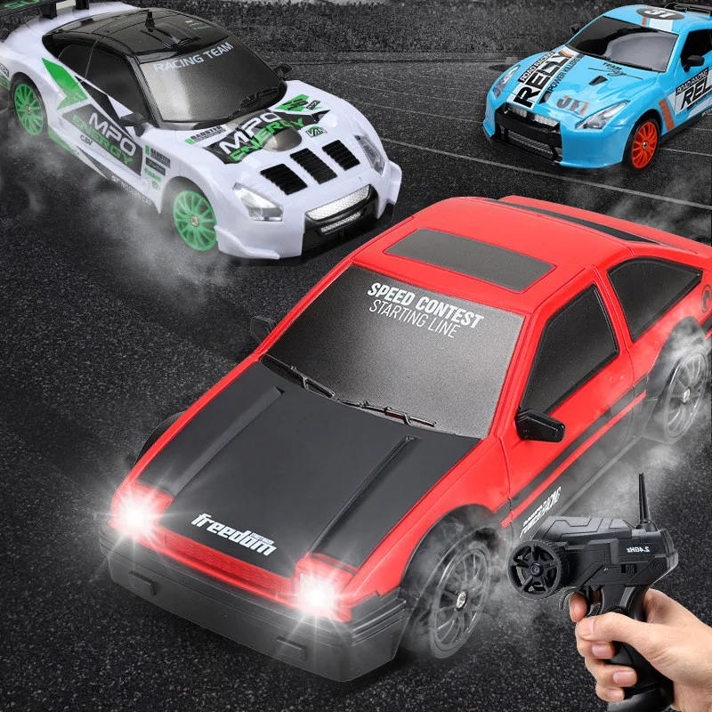 Оптовая продажа 2 4 г drift Rc автомобиль 4WD пульт дистанционного управления игрушки GTR модель AE86 Гоночные Игрушки