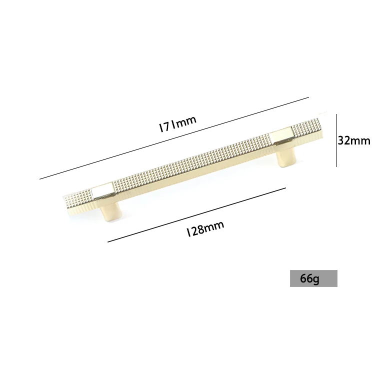 128mm European and American style simple style one-piece knurling design pulls Wine cabinet shoe cabinet drawer handle
