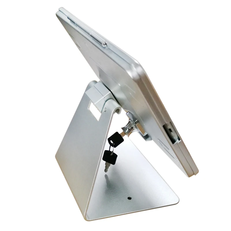 Pc Monitor Pole Stand For Pos Android Tablet Kiosk Enclosure Survey Feedback