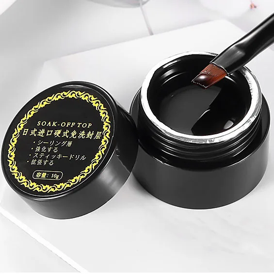 10g UV LED Thick Gems Crystal Nail Art Decoration Glue Gel Rhinestone no wipe glue Nail Extension Builder  Glue Nails UV Gel