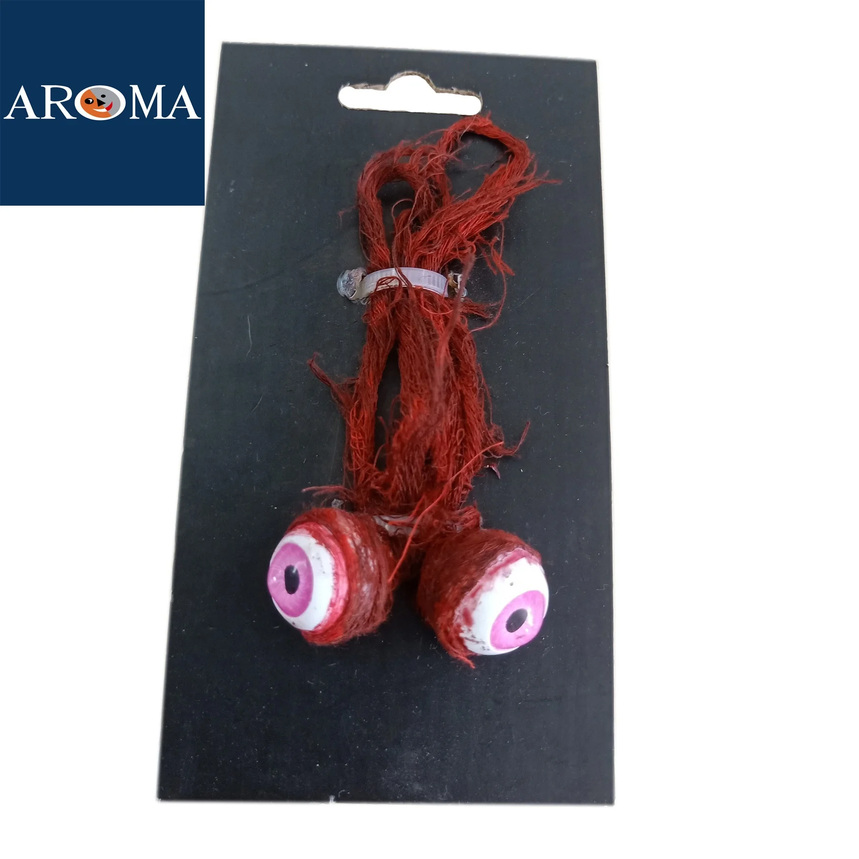 Halloween Haunted House Bar Party Props 4-inch Night-Luminescent Large Eye Ball with blood Glow In Dark for Halloween Decoration