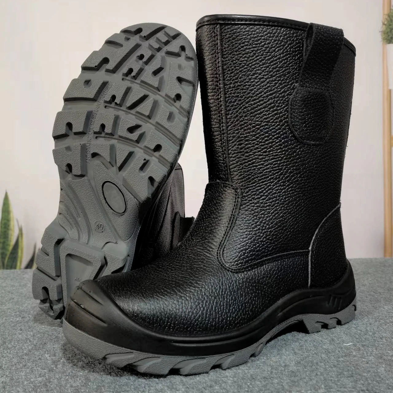 Sunland outwear safty safety welding shoes for welding leather woman men steel in turkey