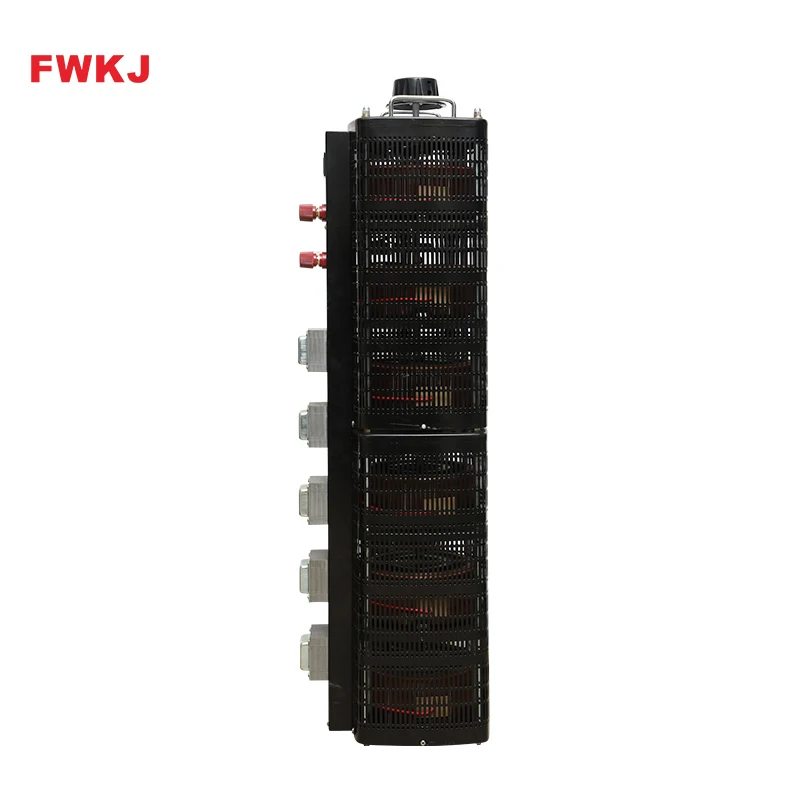 FWKJ High Quality Black color TSGC2 40KVA three phase Variac transformer 380V ac automatic voltage regulator