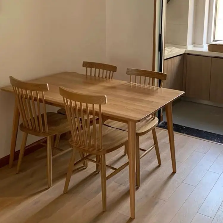 high quality Dining Table Nordic Luxury Small Furniture Restaurant Room Wood Square Modern Dinning Tables