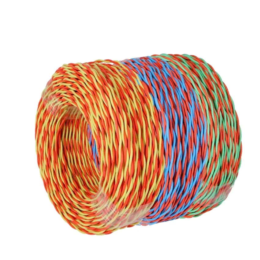 2*1.5mm Twisted Pair Wire PVC FEP Wire Cable Hot Sale 2 Core PVC Insulated RVS AFS Flexible Wire Cables