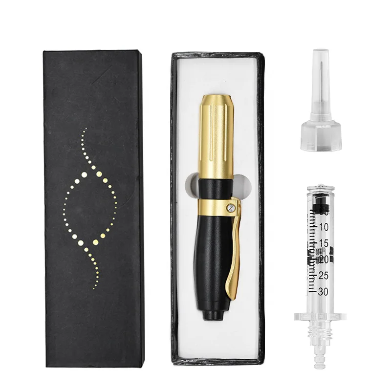 Portable 2 in 1 3ml 5ml Gold Noninvasive Nebulizer Portable hyaluronic pen for hyaluronic acid