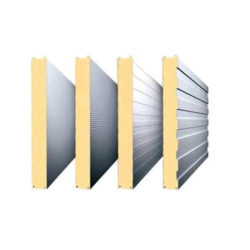 PU polyurethane Insulated metal pu roof panel poliuretan fireproof polyurethane sandwich panel