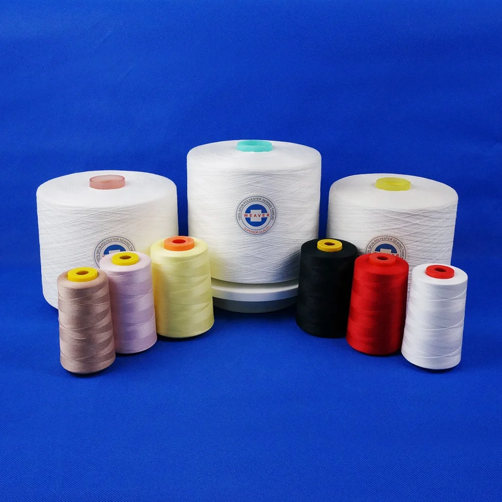 poly fiber tkt 120 twisted yarn 100 spun polyester 402 machine sewing thread