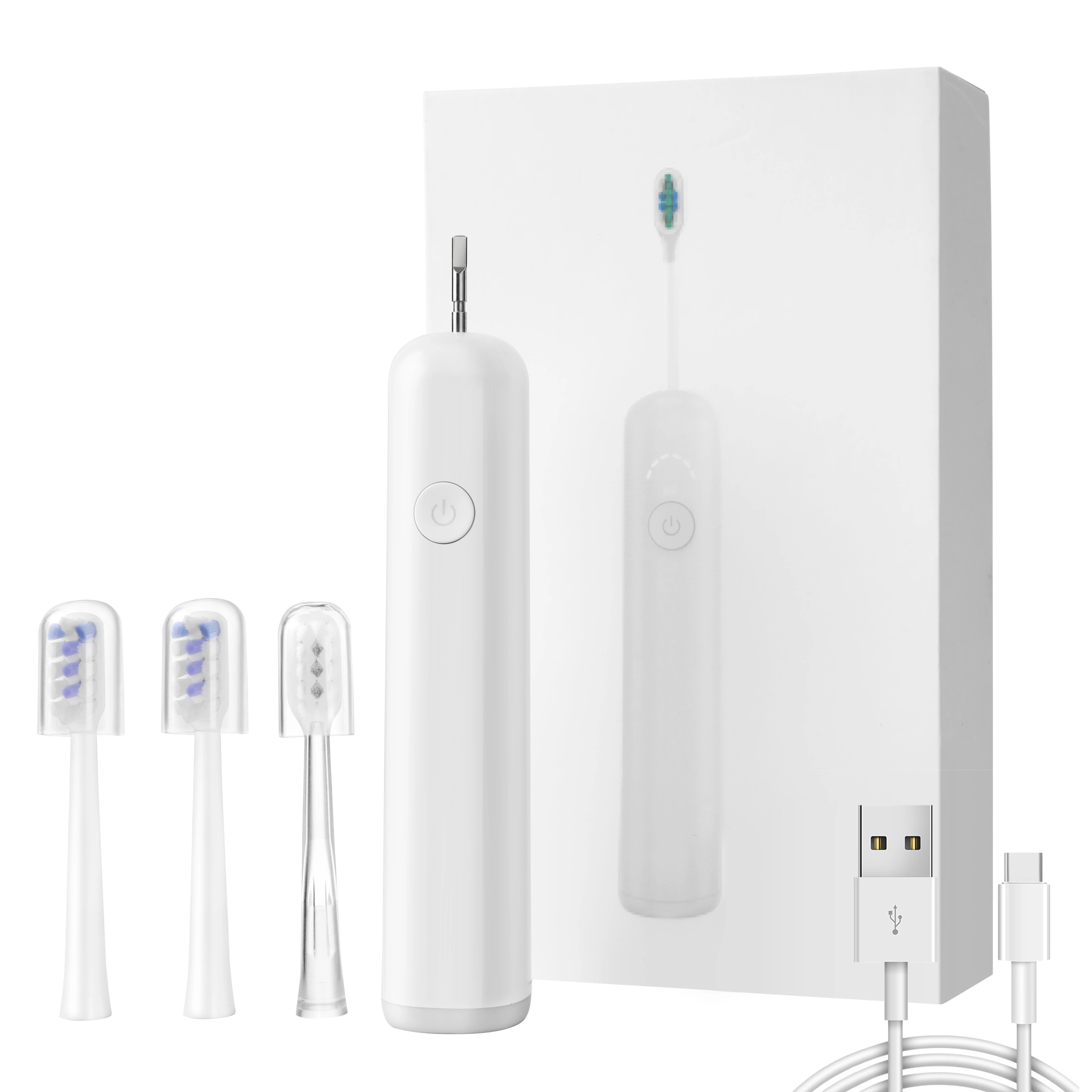 60 degrees oscillation dual action toothbrush oscillation Vibration deep cleaning wave sonic electric toothbrush