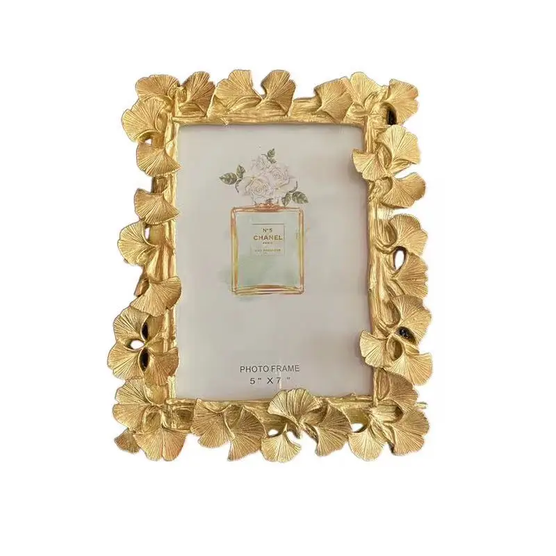High Efficiency Creative Household Gold Photo Frame Desk Photo Frame Decoration