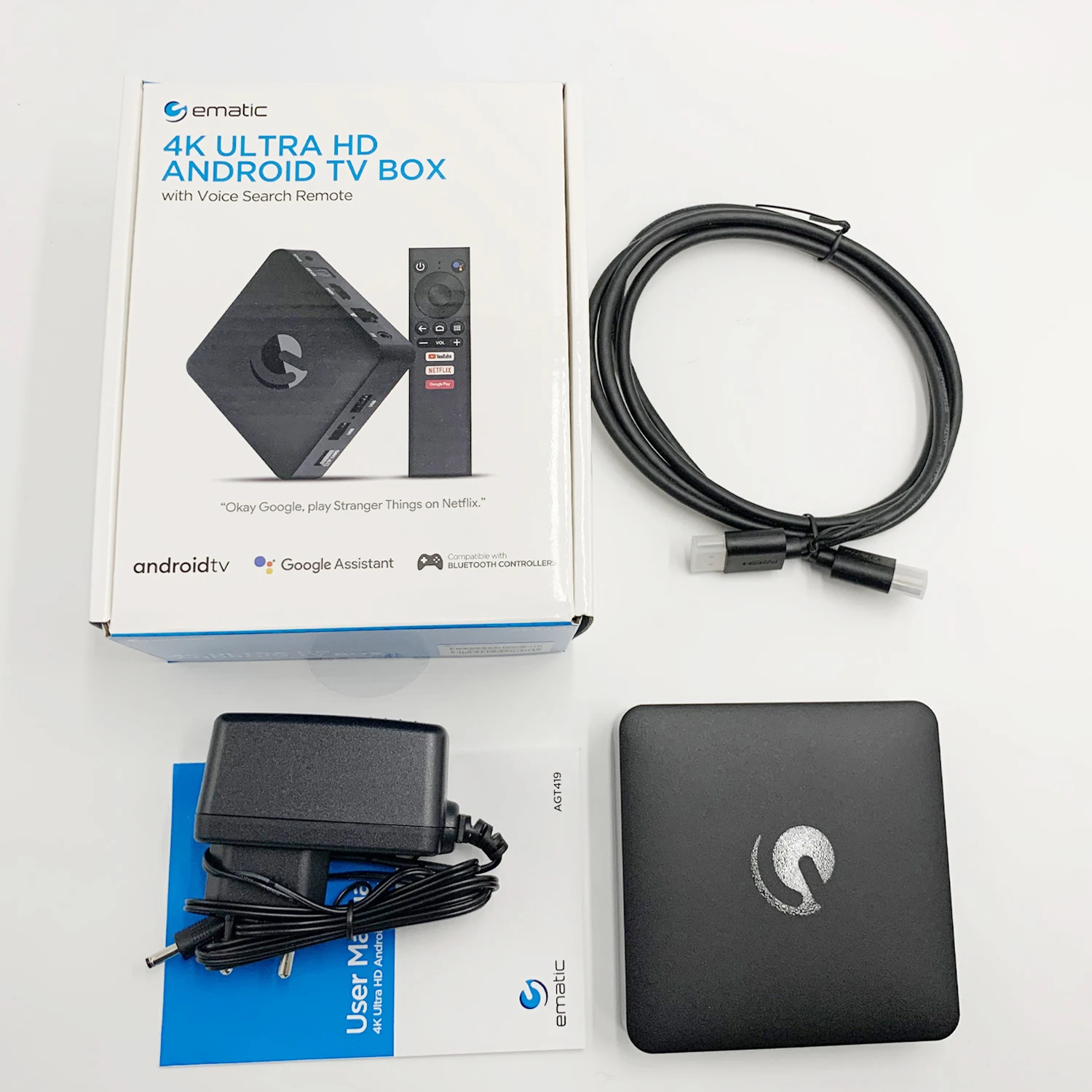  Xangshi google box s905x Amlogic 2gb 8gb EMATIC AGT419