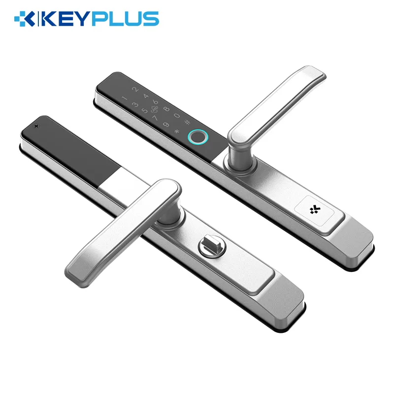 New Released Aluminum Door Lock Slim Designed TT Lock Fingerprint Opening Multiple Colors for Option Smart Door Lock